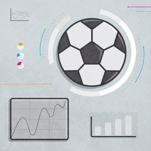 A soccer ball next to several graphs and charts thumbnail